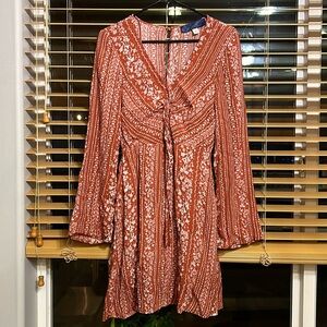 Blue Rain Boho Dress